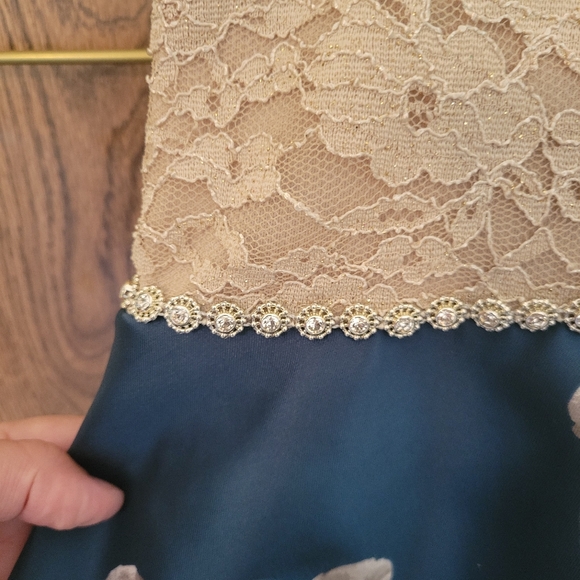 Speechless Girls High Low Floral Lace Dress - Picture 4 of 10